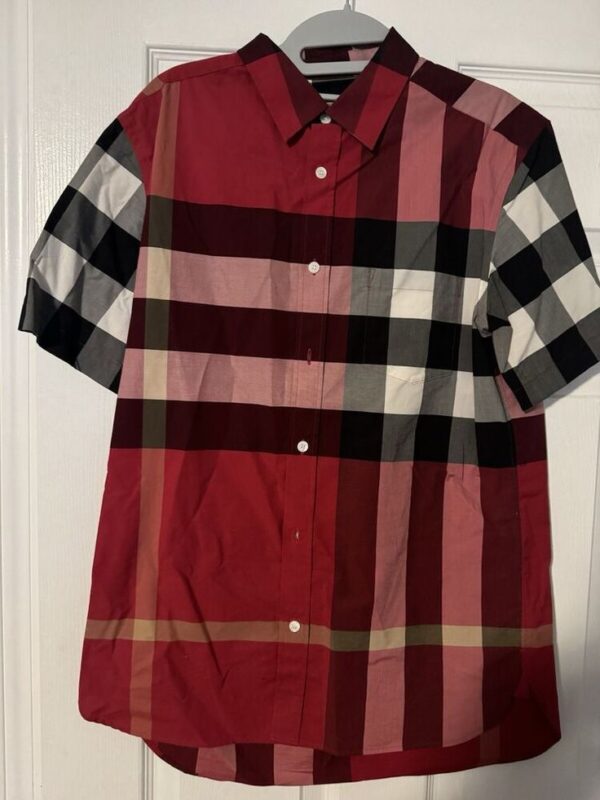 BURBERRY BROWN CHECK SHIRT - Image 3