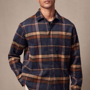 NAVY BLUE CHECK SHIRT