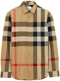 BURBERRY BROWN CHECK SHIRT